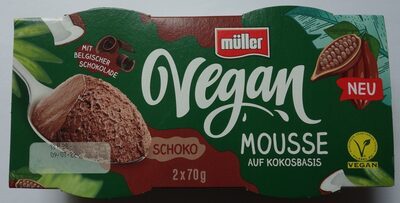 Müller Vegan Mousse Schoko 140g