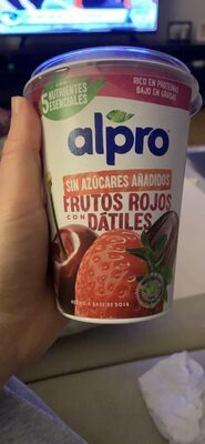 Alpro Soya Rote Frücht mit Datteln ohne Zuckerzusatz 400g