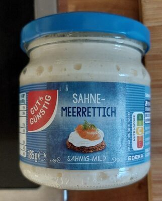 GUT&GÜNSTIG Sahnemeerrettich 185g