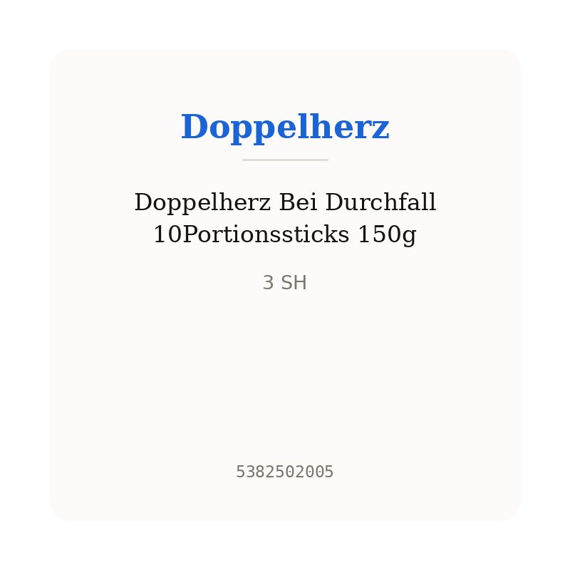 Doppelherz Bei Durchfall 10Portionssticks 150g