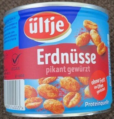 Ültje Erdnüsse pikant ohne Fett 180g