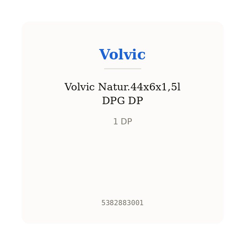 Volvic Natur.44x6x1,5l DPG DP
