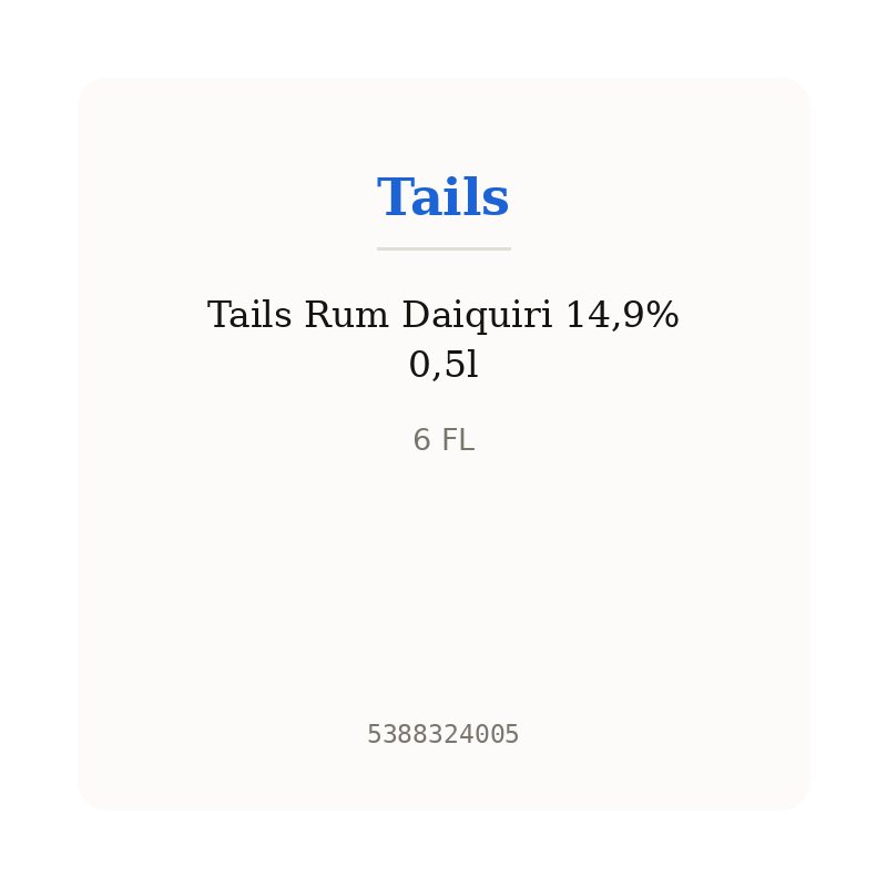 Tails Rum Daiquiri 14,9% 0,5l