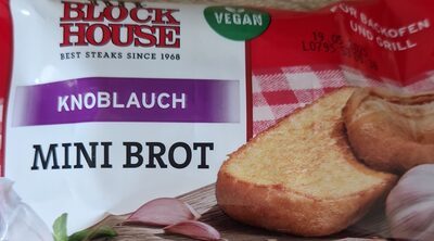 Block House Mini Brot Knoblauch 125g