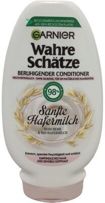 Garnier Wahre Schätze Spülung seidige Reiscreme mit sanfte Hafermilch für empfindliches Haar 200ml