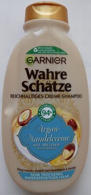 Garnier Wahre Schätze Shampoo Argan+Mandelcreme für sehr trockenes und widerspenstiges Haar 250ml