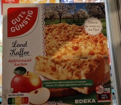GUT&GÜNSTIG Apfel-Streusel-Kuchen 1250g