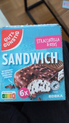 GUT&GÜNSTIG Knusper Sandwich Stracciatella 6x85ml