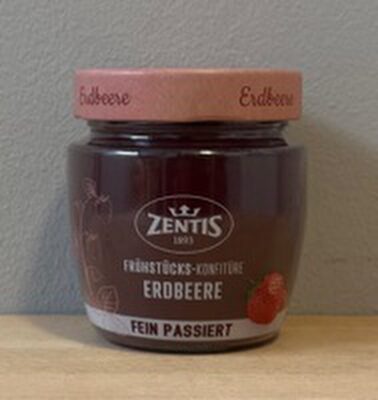 Zentis Frühstücks-Konfitüre fein passiert Erdbeere 230g