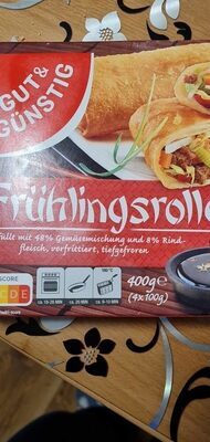 GUT&GÜNSTIG Frühlingsrollen Rind 400g