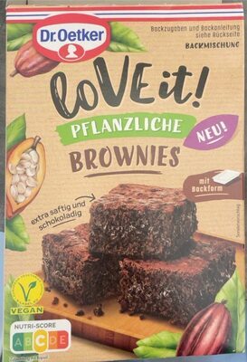 Dr.Oetker LoVE it! Pflanzliche Brownies 480g