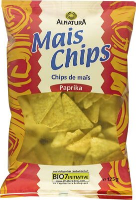 Bio Alnatura Mais Chips Paprika 125g