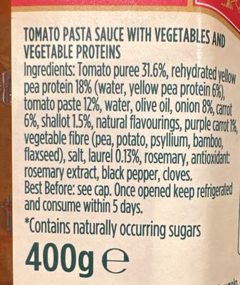 Mutti Pastasauce Veggie Bolognese 400g