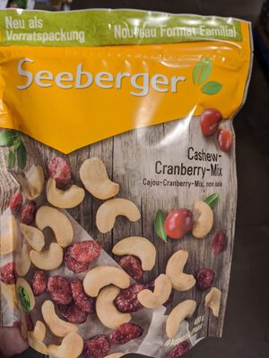 Seeberger Cashew-Cranberry-Mix 400g