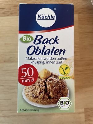 Bio Küchle Back Oblaten 50mm 37g