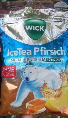 Wick Ice Tea Pfirsich ohne Zucker 72g