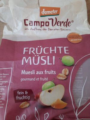 Demeter Campo Verde Früchte Müsli 500g