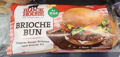 Block House vegan Brioche Bun 2x80g