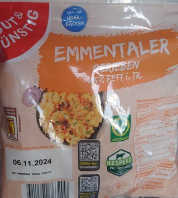 GUT&GÜNSTIG Emmentaler gerieben 45% 250g VLOG
