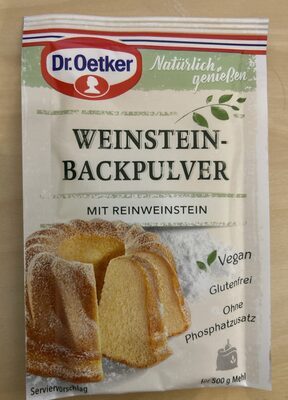 Dr.Oetker Weinstein-Backpulver 3ST für 1,5kg 60g
