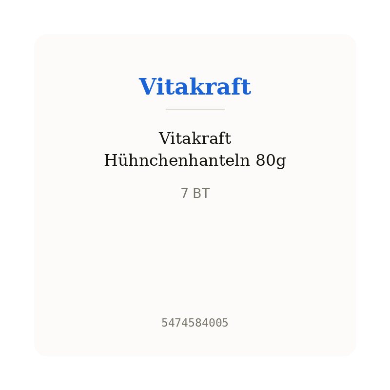 Vitakraft Hühnchenhanteln 80g