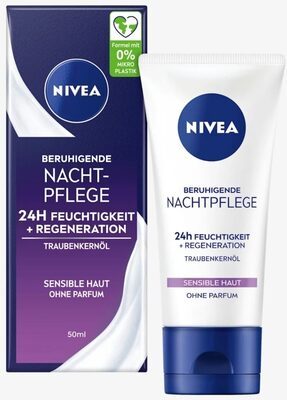Nivea beruhigende Nachtpflege 24h Feuchtigkeit und Regeneration sensible Haut 50ml