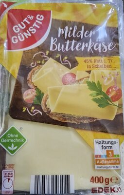GUT&GÜNSTIG Butterkäse 45% 400g VLOG