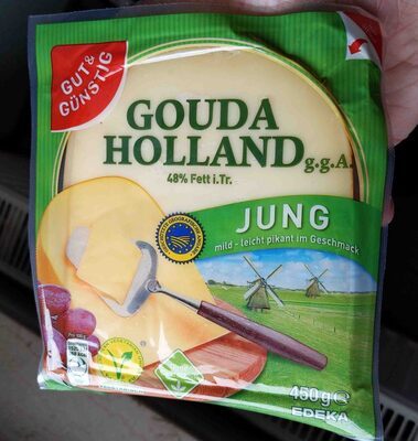 GUT&GÜNSTIG Gouda jung Stück 51% g.g.A.450g VLOG