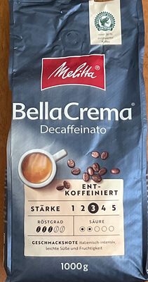 Melitta Bellacrema decaffeinated 1kg