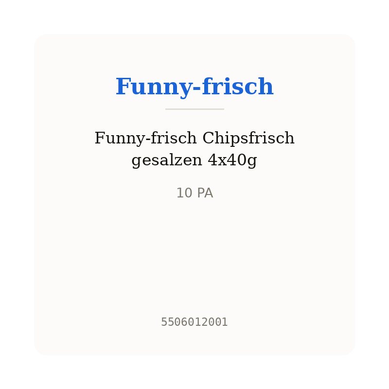 Funny-frisch Chipsfrisch gesalzen 4x40g
