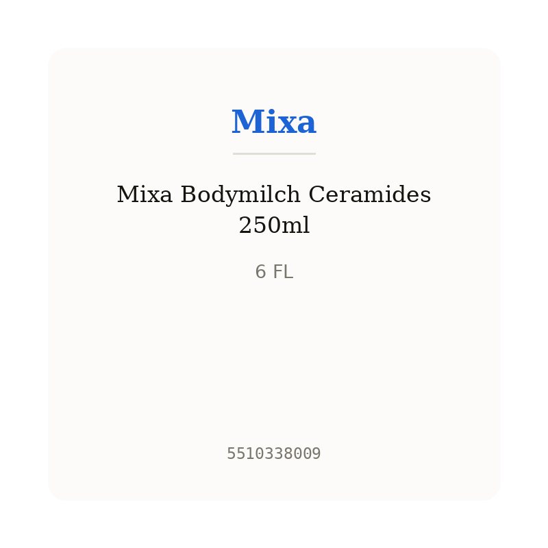 Mixa Bodymilch Ceramides 250ml
