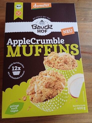 Demeter Bauck Apple Crumble Muffins glutenfrei 400g