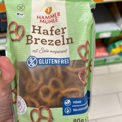 Bio Hammermühle Hafer Brezeln glutenfrei 80g
