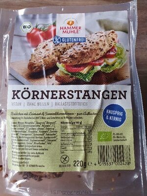 Bio Hammermühle Körnerstangen glutenfrei 2x110g