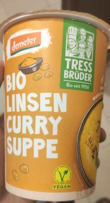 Demeter Tress Brüder Linsen Curry Suppe 450ml