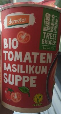 Demeter Tress Brüder Tomaten Basilikum Suppe 450ml