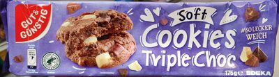 GUT&GÜNSTIG Soft Cookies Triple Chocolate 175g