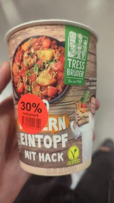 Bio Tressbrüder Bauerneintopf mit Hack 450g