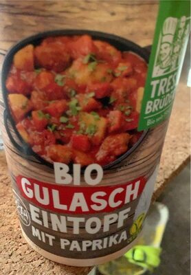 Bio Tressbrüder Gulascheintopf mit Paprika 450g