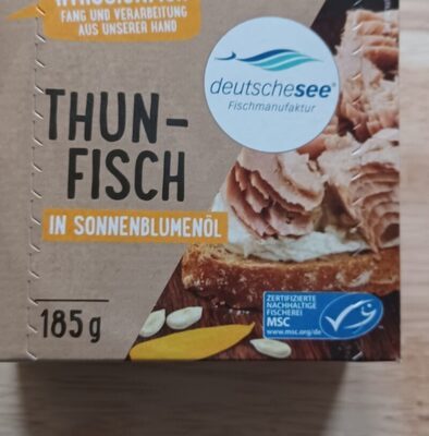 MSC Deutsche See Thunfischstücke in Sonnenblumenöl 185g