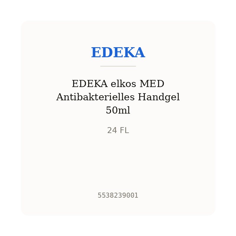 EDEKA elkos MED Antibakterielles Handgel 50ml