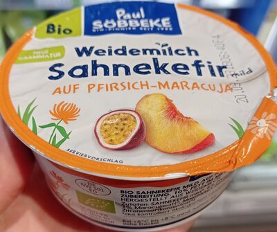 Bio Söbbeke Sahnekefir mild Pfirsich-Maracuja 10% 150g