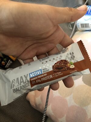 Max Balance Active Crunchy Protein Bar 32% Haselnuss-Nougat 45g