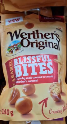 Werthers Original Caramel Bites Crunchy 140g