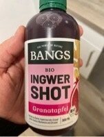 Bio Bangs Ingwer-Shot mit Granatapfel 0,3l DPG