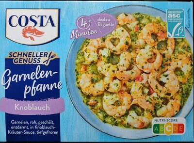 ASC Costa Garnelenpfanne Knoblauch 275g