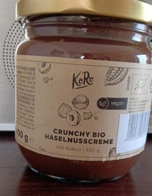 Bio Koro Crunchy Hasenusscreme Kakao 400g