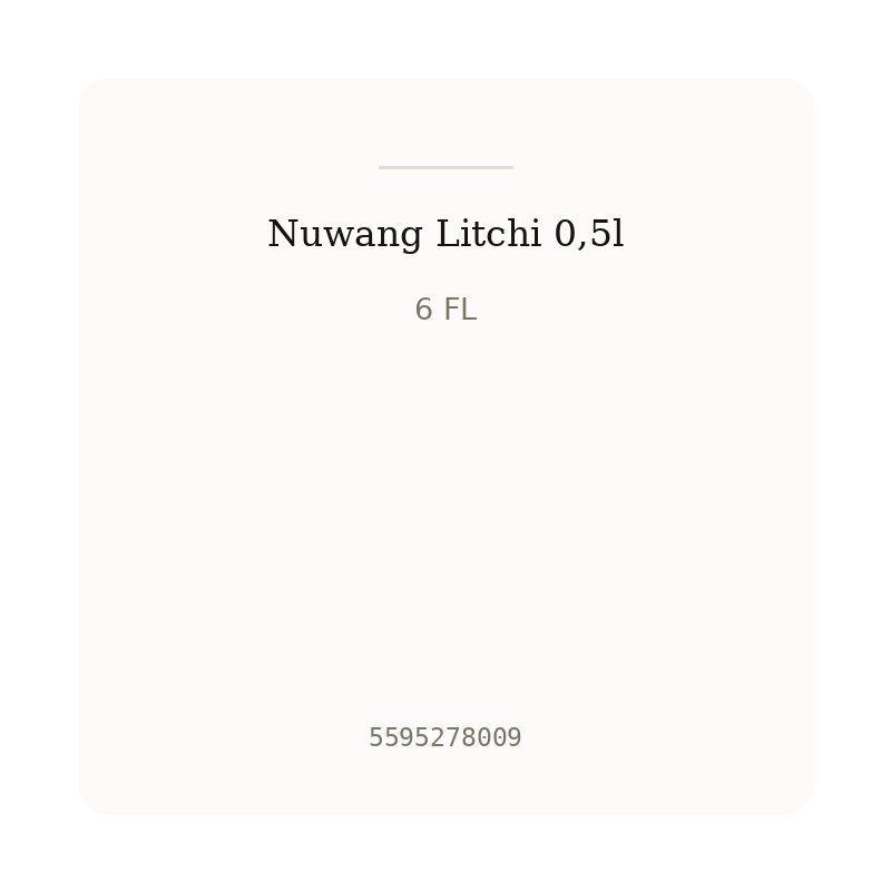 Nuwang Litchi 0,5l