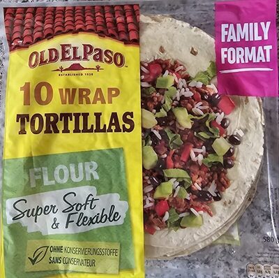 Old El Paso Wrap Tortillas Family 10x58g