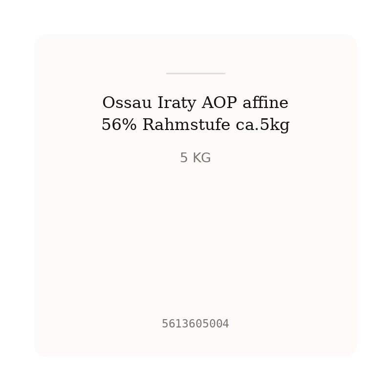 Ossau Iraty AOP affine 56% Rahmstufe ca.5kg